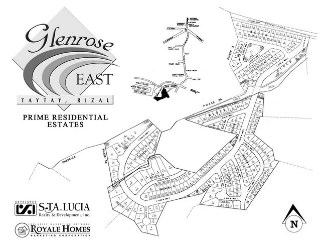 GLENROSE TAYTAY MAP